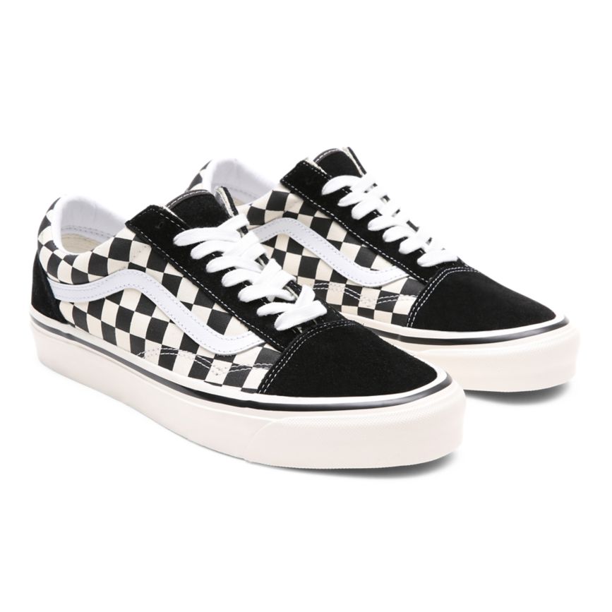 Vans Anaheim Factory Old Skool 36 DX Dam Svarta - Vans Låga Skor Outlet (IKBHO4295)